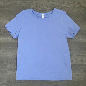 Athleta Cross Back Mesh Tee